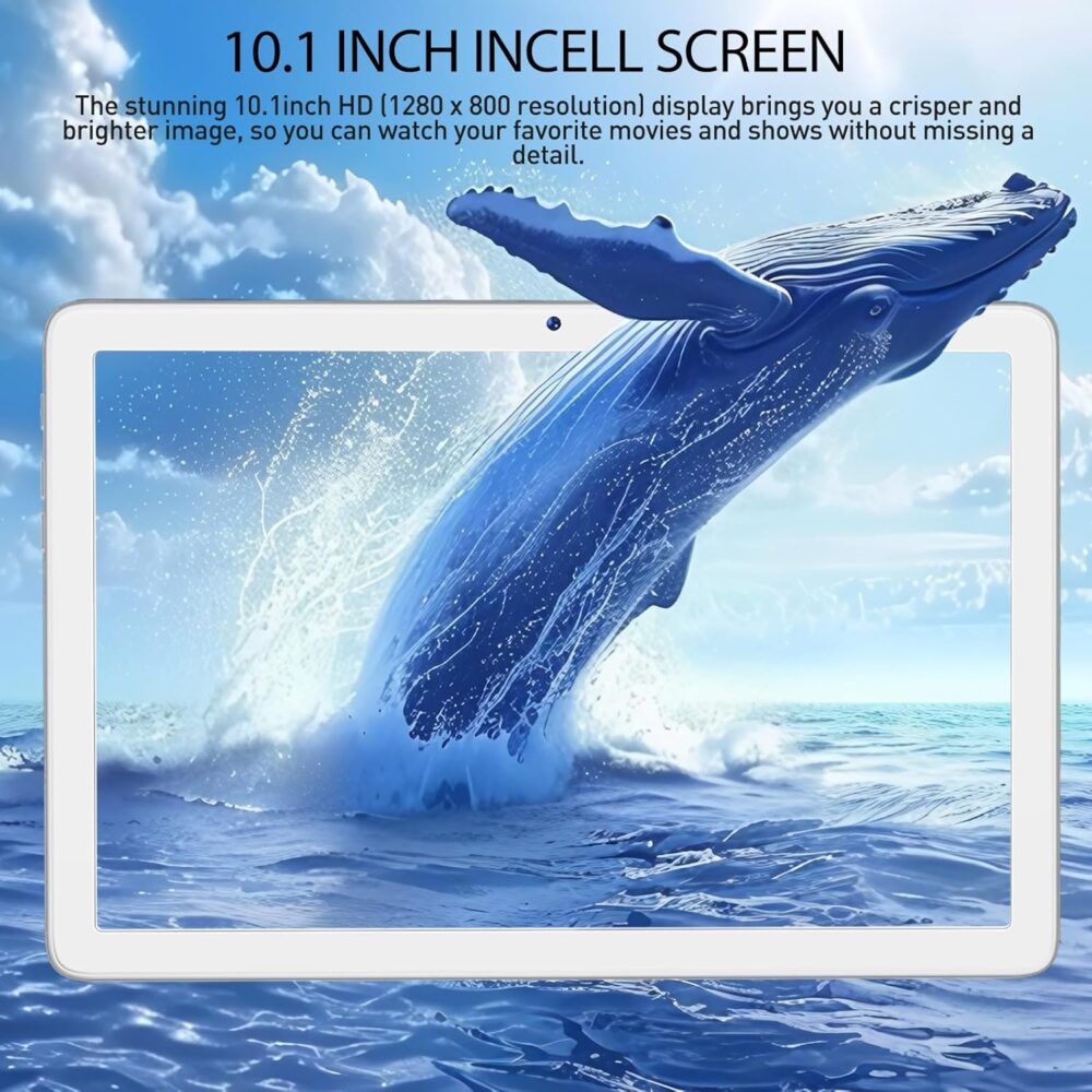 2025 Tablet, Android Tablets 10 inch Tablet PC with Octa-core CPU 14GB RAM +128GB ROM + 1TB Expand, 7000mAh Battery, 1280 * 800 Incell Screen, 5G/2.4G WiFi + 4G LTE, BT 5.0, Dual Cameras - Image 6