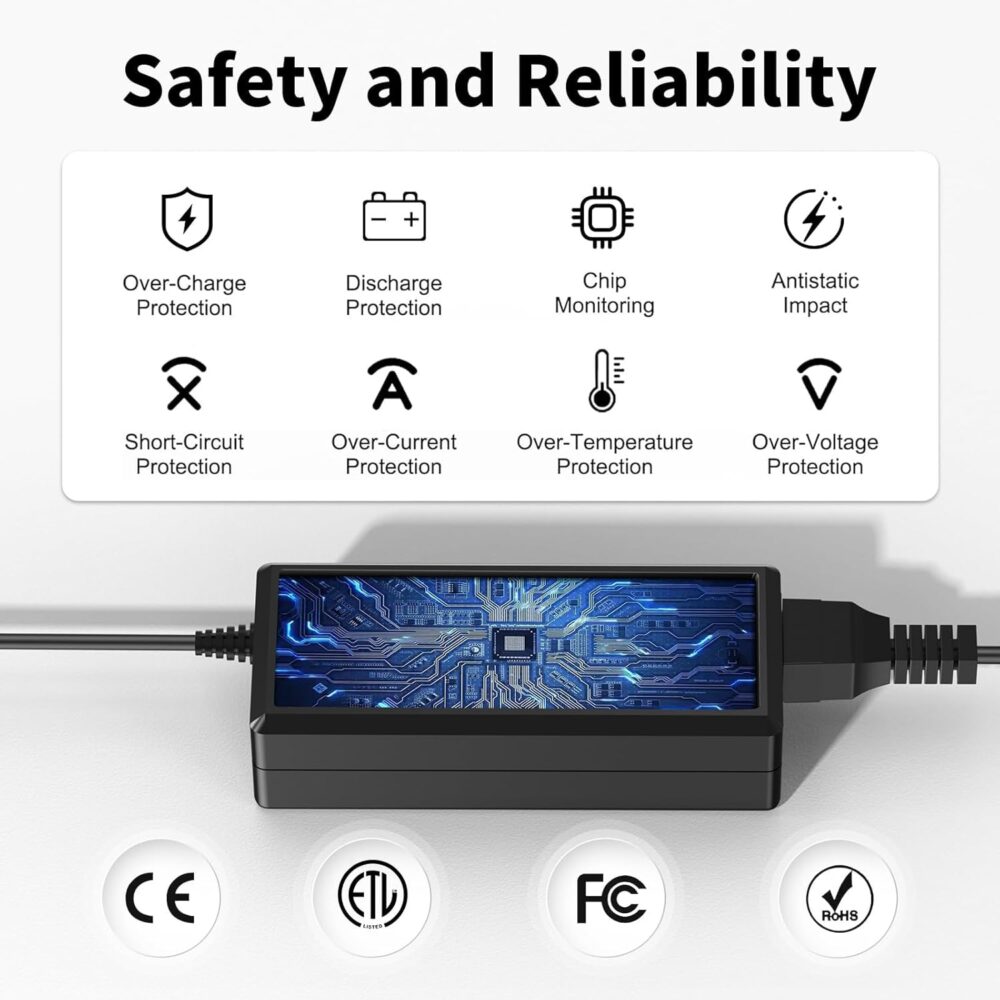 VHBW Replacement for HP Monitor Power Cord for HP Monitor 27f 22cwa 23er 23es 27eb 32f vh240a 24ea 27 25vx ADPC1945 27" 25" 23.8" 23" 21.5" 20" IPS LED Backlit Full HD Display - Image 8