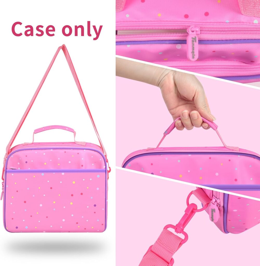 Tamnqin Portable Bag Compatible with Leapfrog LeapStart 3D Interactive Learning System and Storage for 5-6 Books (Case only)-Pink - Image 3