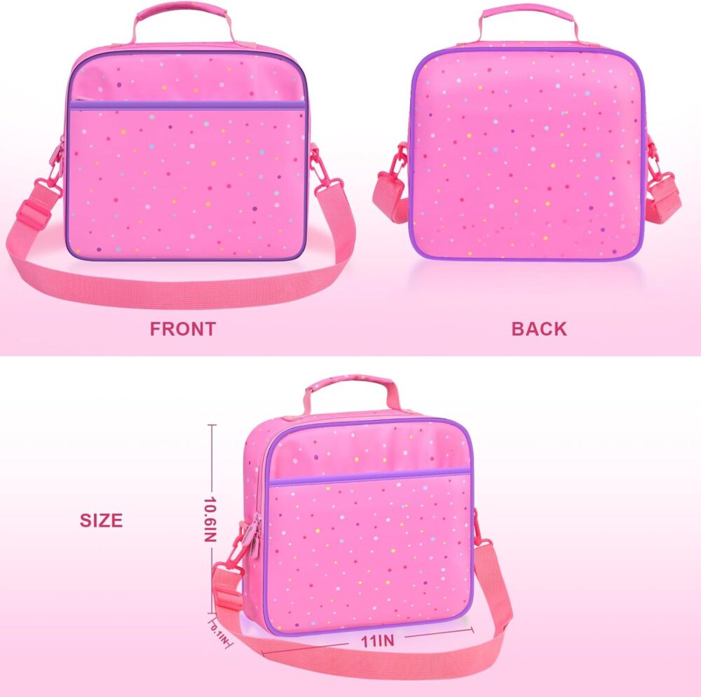 Tamnqin Portable Bag Compatible with Leapfrog LeapStart 3D Interactive Learning System and Storage for 5-6 Books (Case only)-Pink - Image 8