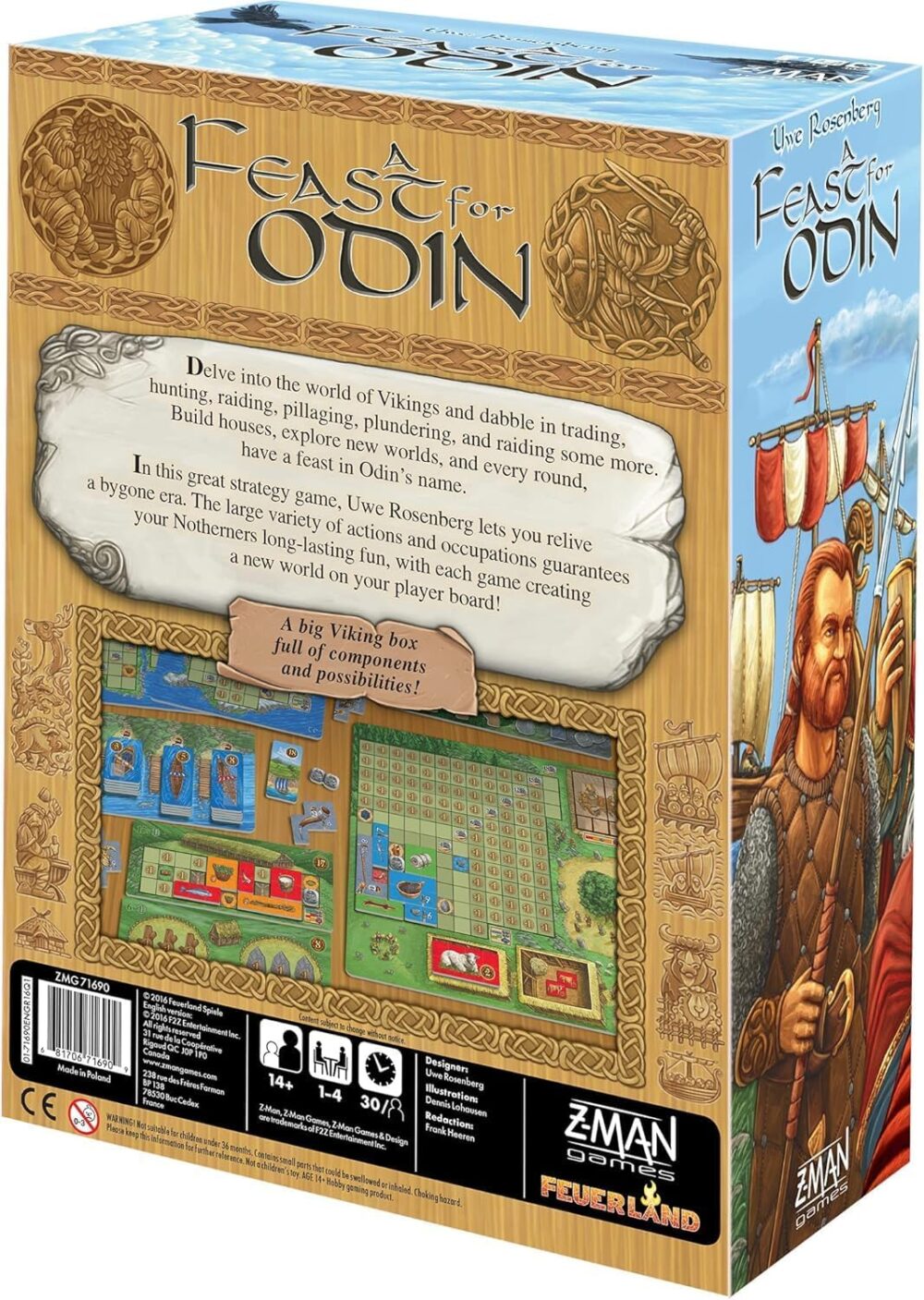 A Feast for Odin Board Game - Viking Saga of Wealth and Glory! Strategy Game, Family Game for Kids & Adults, Ages 14+, 1-4 Players, 30-120 Minute Playtime, Made by Feuerland - Image 8