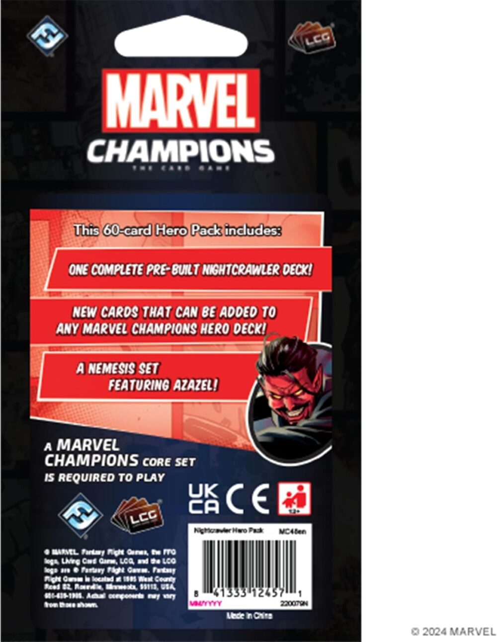 Fantasy Flight Games Marvel Champions The Card Game Nightcrawler Hero Pack - Superhero Strategy Game, Cooperative Game for Kids and Adults, Ages 14+, 1-4 Players, 45-90 Minute Playtime - Image 3