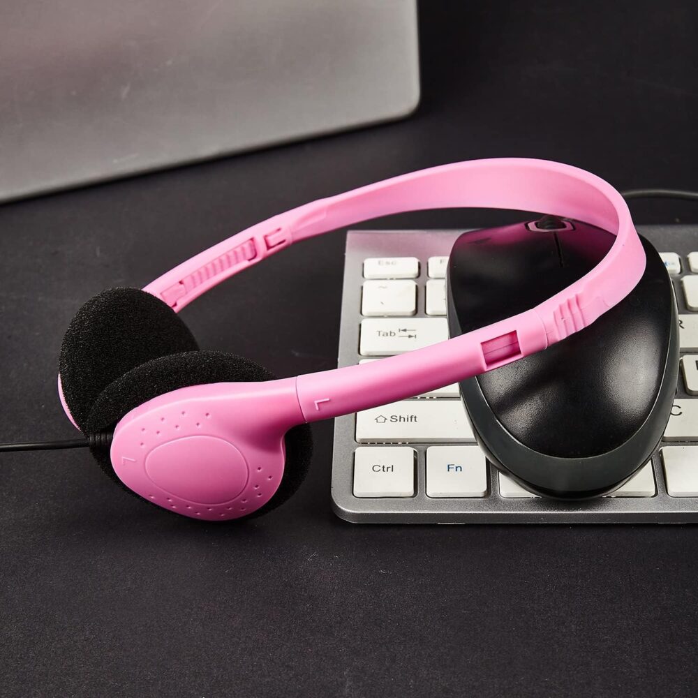 CN-Outlet Classroom Headphones Bulk 50 Packs Multi Color for School Students Kids Children Toddler Boys Girls Teen and Adult (50 Pack) - Image 7