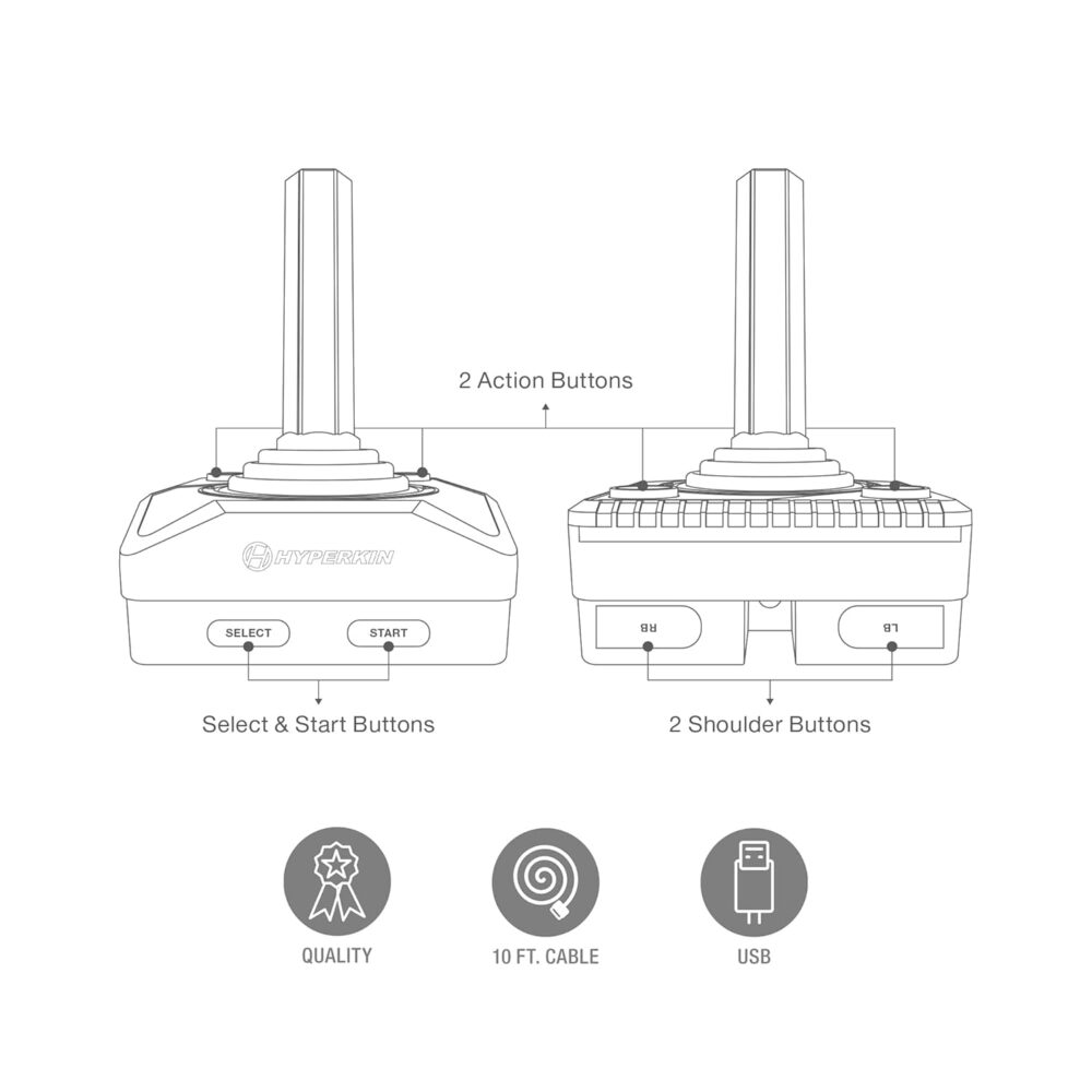 Hyperkin Trooper 2 Premium USB Game Controller for PC, Mac, Linux - Image 7