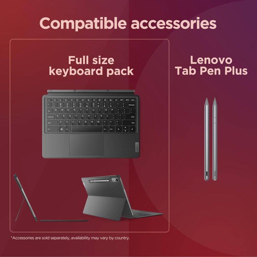 Lenovo Tab P12-2024 - Expansive Touchscreen Tablet - 12.7" 3K Display - 13MP Camera - 8GB Memory - 128GB UFS Storage - Android 13 - Dolby Atmos - Quad JBL Speakers - Pen and Folio Case Included - Image 11