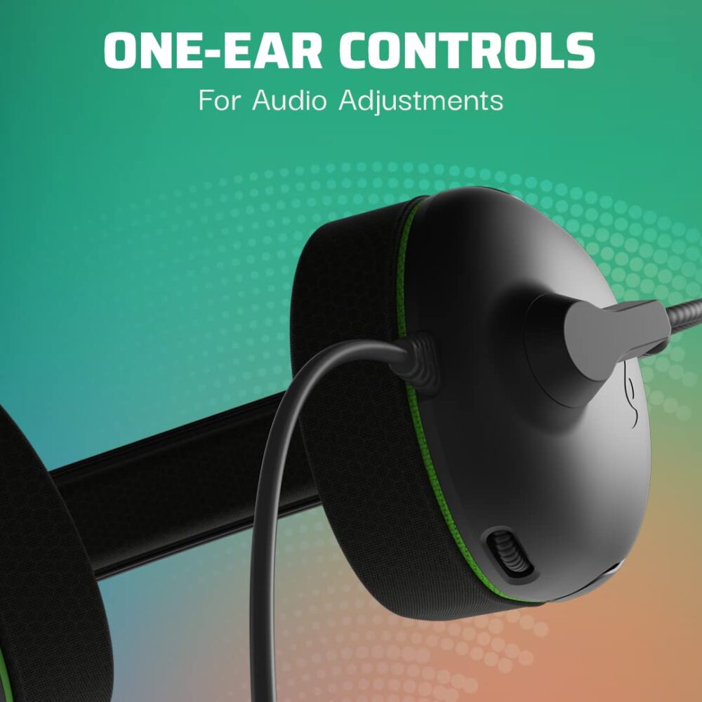 PDP Gaming AIRLITE Pro Headset with Mic for Xbox Series X/S/Xbox One/PC, Wired Power Stereo Headphones, Windows Sonic Spatial Sound, Lightweight Memory Foam - Black - Image 7