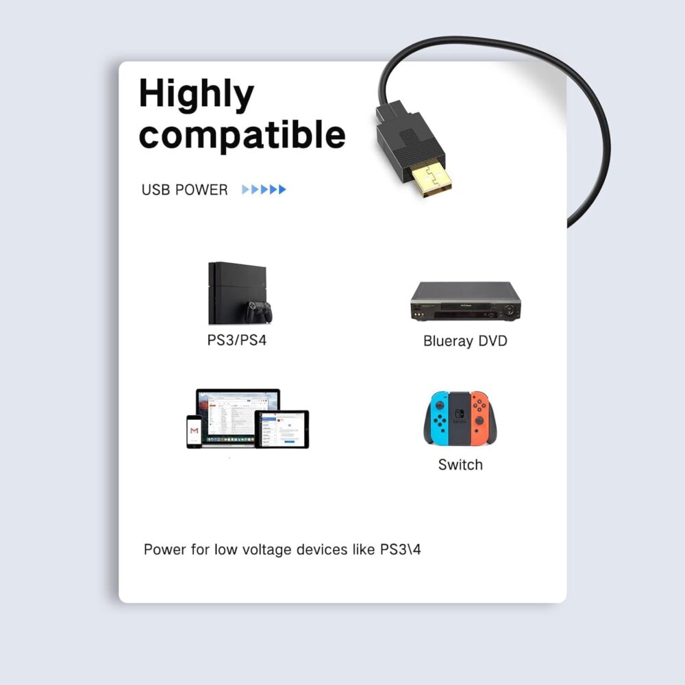 FOINNEX HDMI to DisplayPort Adapter, 4K@60Hz HDMI to DisplayPort Male to Female, Unidirectional HDMI Source to DP Display for Computer, Monitor, PS4, NS - Image 6