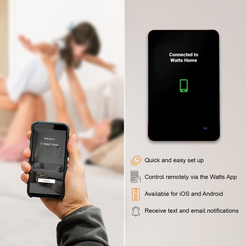 SunTouch SunStat CommandPlus Touchscreen Programmable Smart Wi-Fi Thermostat for Electric Floor Heating Systems, 4.3" Screen, Floor and Air Sensing Control, Energy Monitoring, Remote Access - Image 5