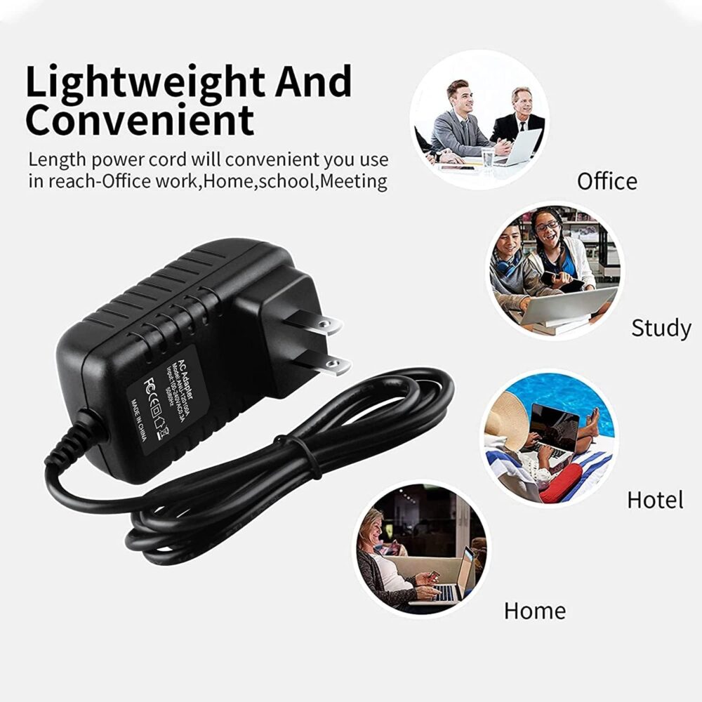 12V AC/DC Adapter for Roku Ultra 4850R Ultimate Streaming Player 4K Device TV HDR10+ Dolby Vision Bluetooth Wi-Fi 6 Live 12VDC Power Supply Cord Cable Battery Charger - Image 3