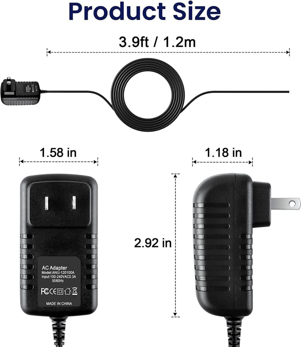 12V AC/DC Adapter for Roku Ultra 4850R Ultimate Streaming Player 4K Device TV HDR10+ Dolby Vision Bluetooth Wi-Fi 6 Live 12VDC Power Supply Cord Cable Battery Charger - Image 5