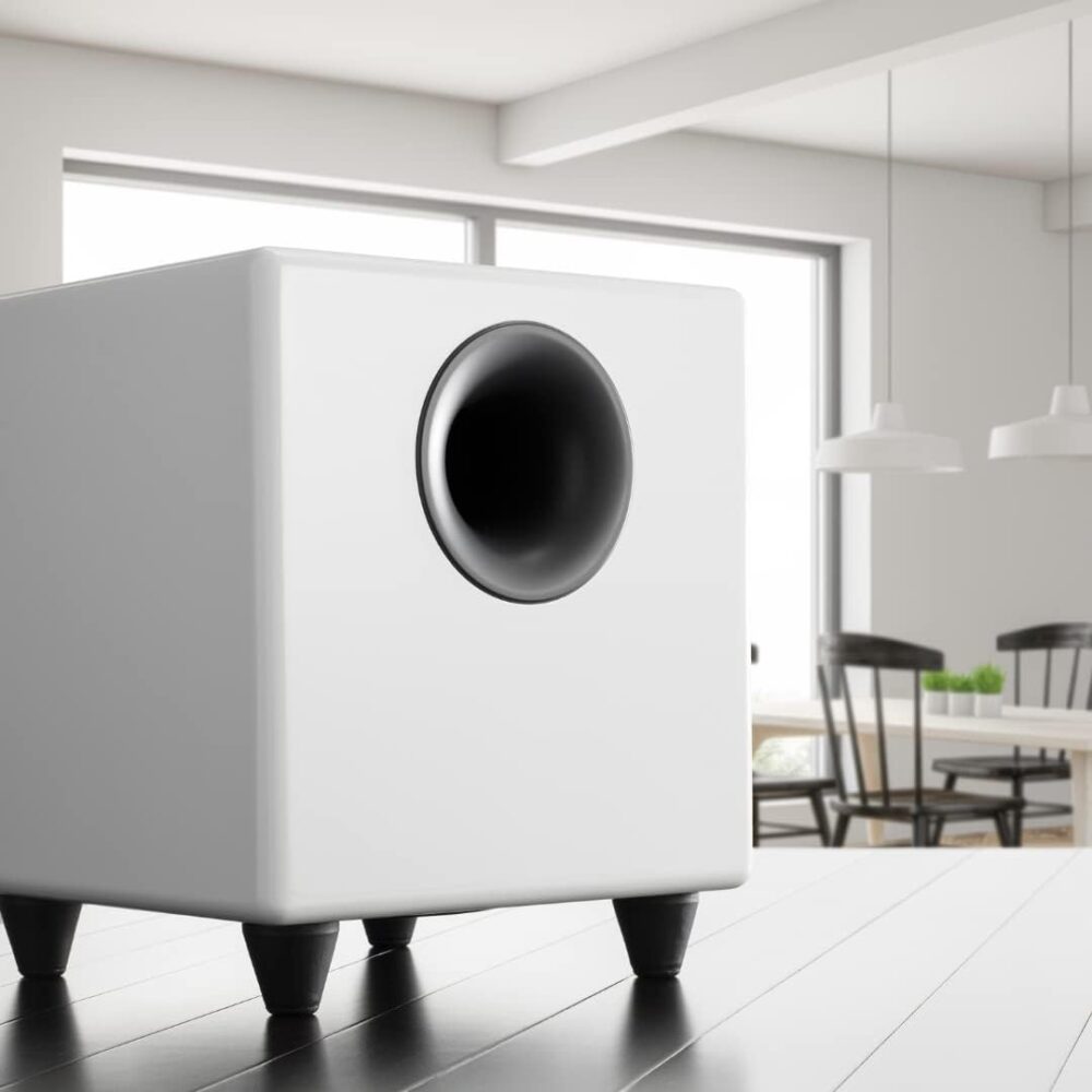 Audioengine S8 Powered Subwoofer Speaker - 250W 8-inch Home Woofer with Built-in Amplifier and Dual Audio Inputs for Home Audio - Image 4
