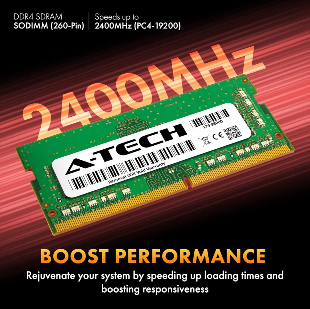 A-Tech 8GB RAM for Dell Inspiron 24 5475 AIO All-in-One Desktop | DDR4 2400MHz PC4-19200 SODIMM 1.2V 260-Pin Non-ECC SO-DIMM Memory Upgrade - Image 3