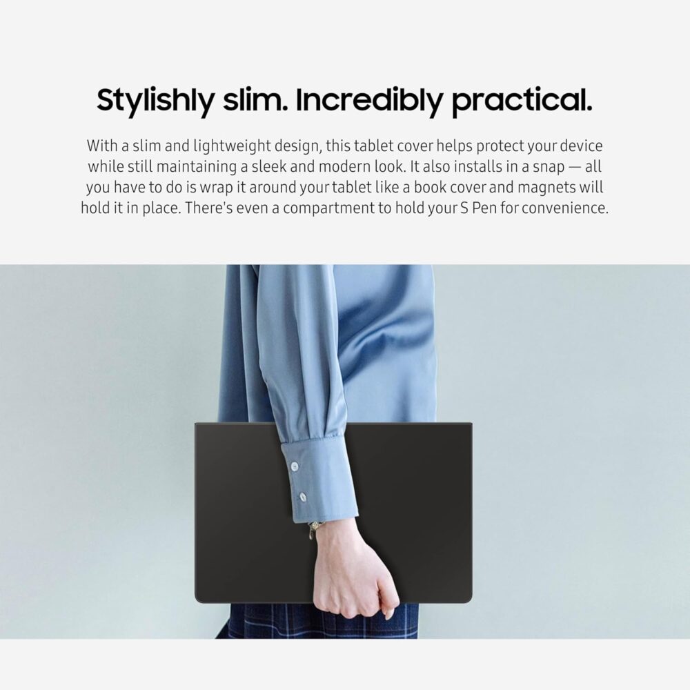 Samsung Galaxy Tab S9 | S9 FE | S10 FE, FE Book Cover Keyboard Slim - AI Key for Galaxy Tab S10 FE, Detachable Platform, PC-Like Experience, Wireless Keyboard Sharing - Image 4
