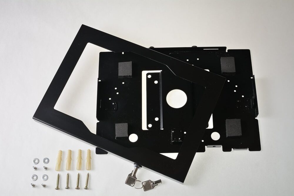 TABcare Locking Wall Mount Metal VESA Anti-Theft Enclosure Compatible for Lenovo ThinkPad X1 2nd Gen 12" Tablet (ThinkPad X1 Tablet Gen 2, Black) - Image 4