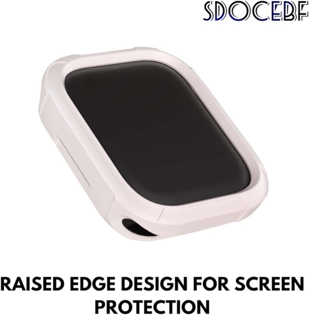 Compatible with Apple Watch Bumper Case Series 10 42 Apple Watch Accessories Soft Flexible TPU Thin Lightweight Protective Cover for iWatch [NO Front Screen Protector] - Image 3