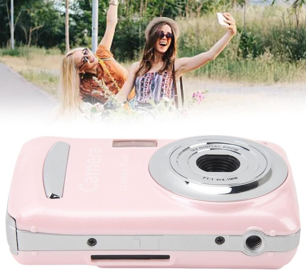 Digital Camera, 1080P Full HD 16X Zoom 64MP Digital Point and Shoot Camera, 2.4 Inch IPS Screen Auto Focus Vlogging Camera for Kids Teens Adult Beginner () - Image 7
