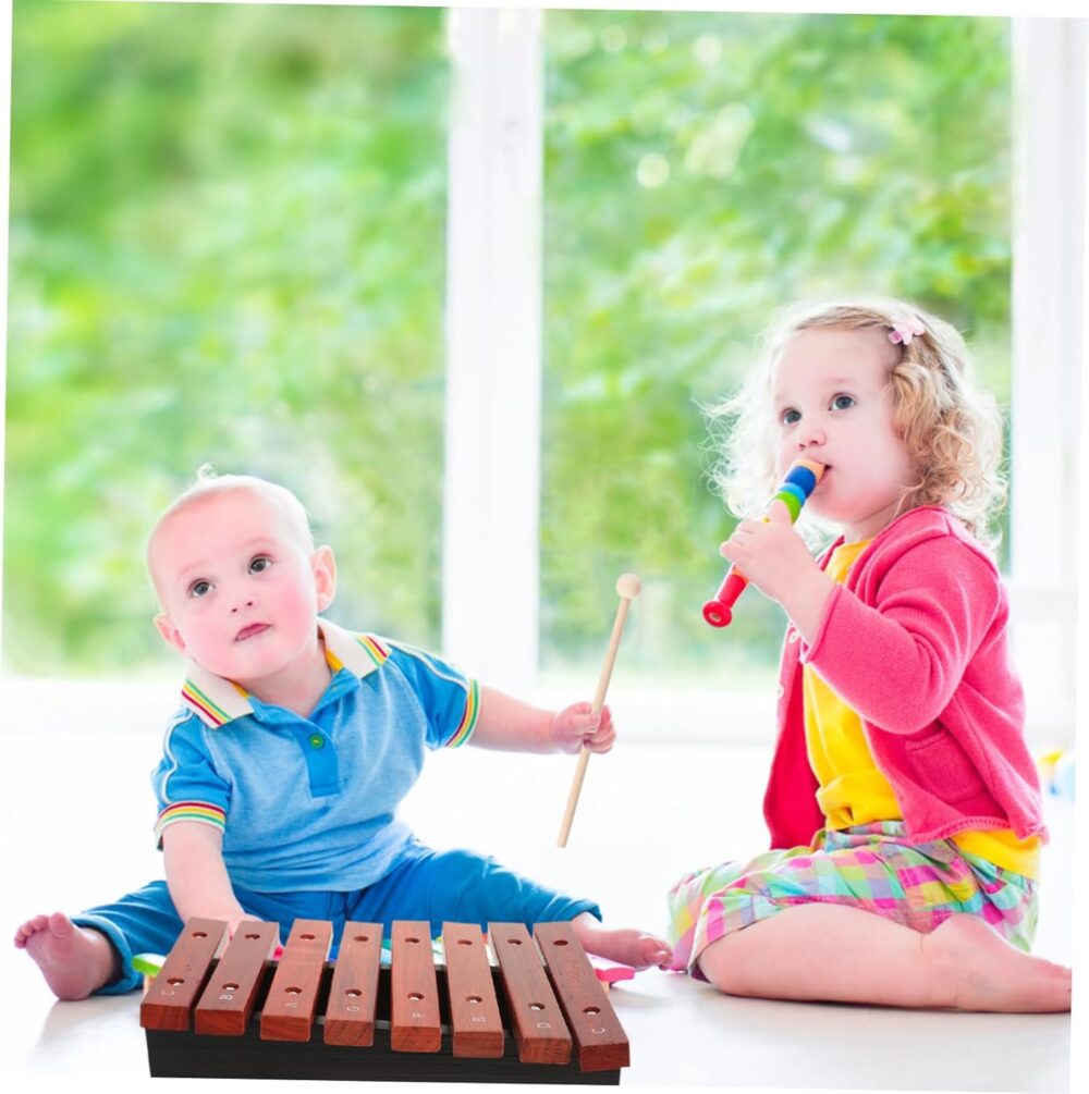 ERINGOGO Wooden Xylophone Glockenspiel Musical Instrument for Mallets Durable Tone Melodies and Developing Musical Skills - Image 7
