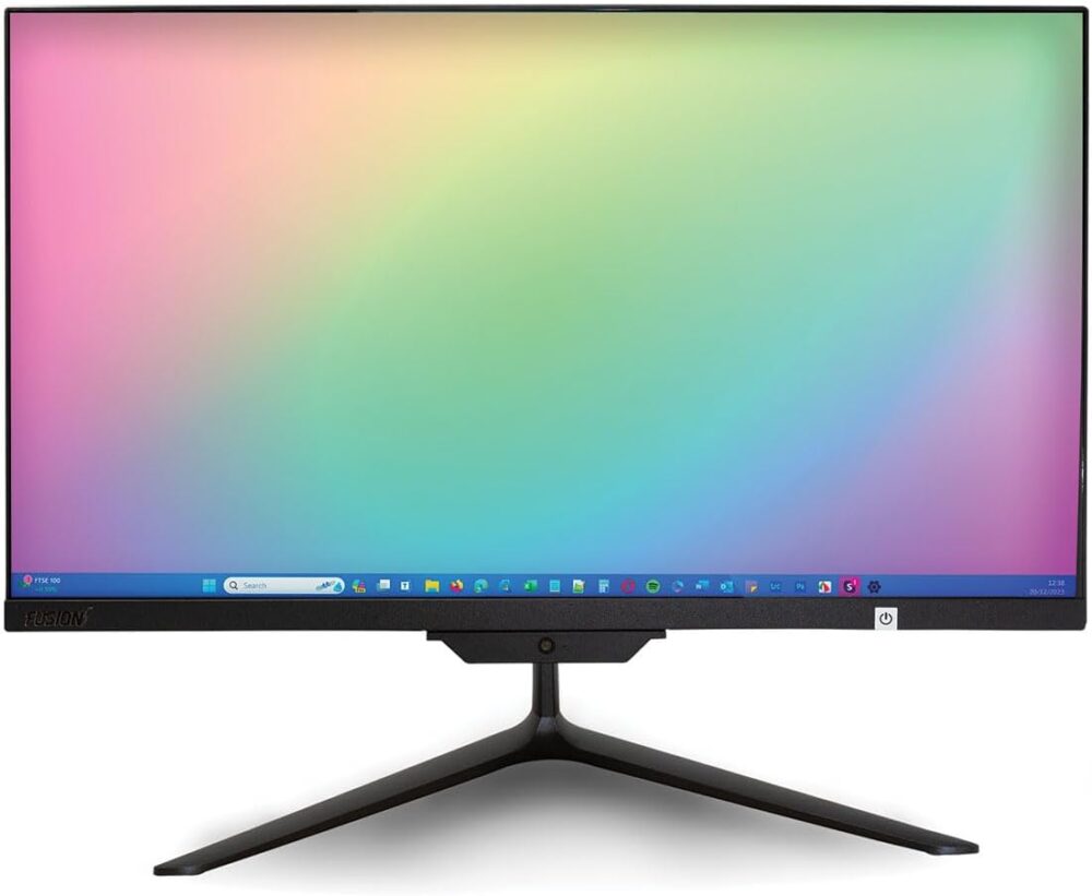 21.5" Full HD All in One PC Desktop Computer - Windows 11 Home - N4120 CPU, 4GB RAM, 128GB SSD, Dual-Band Wi-Fi, Bluetooth, Expandable HDD - AIO PC with Front Camera, Wireless Keyboard & Mouse - Image 2