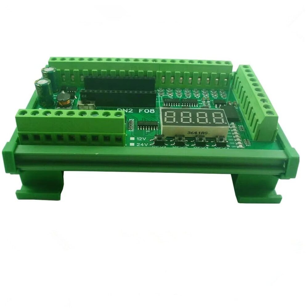 8AI 8DI 8DO Modbus RTU Arduino Nano V3 0 PLC Alternative 4 20mA Sensor Relay Darlington IoT Automation DIN Rail Industrial Smart Home Control Board (300MA Out with Shell) - Image 2