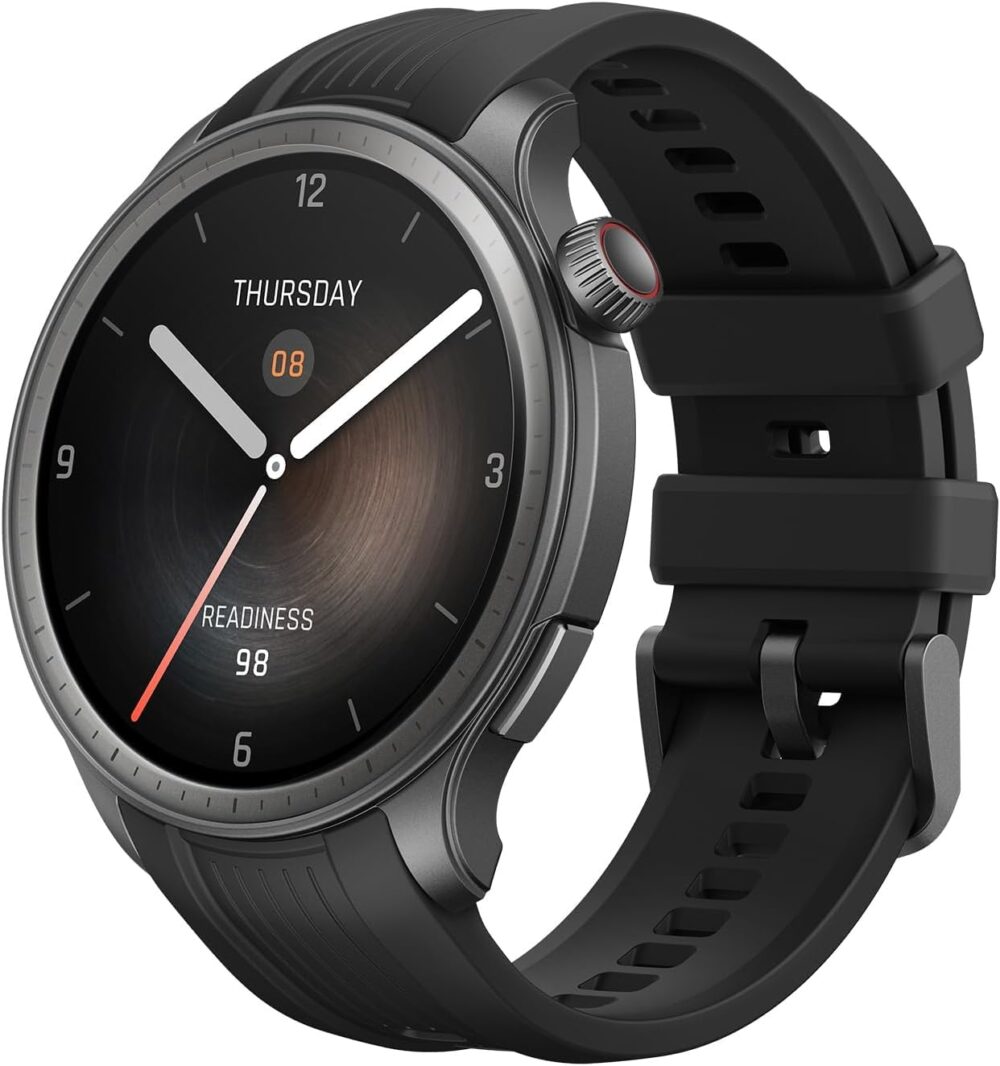 Amazfit Balance Smart Watch 46mm with Fitness Tracker, Body Composition & Health Analysis, Sleep Recovery, GPS, Amazon Alexa Built-In, Bluetooth Calling, Fitness Watch for Android iPhone, Black - Image 2