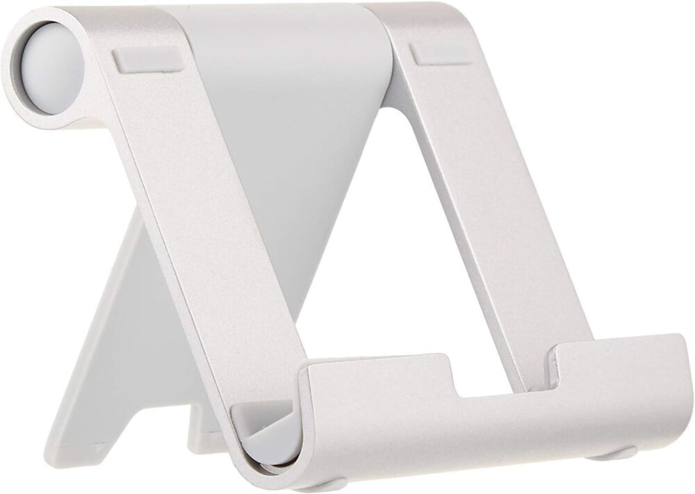 AmazonBasics L6LSH001-CS-R Multi-Angle Portable Stand for Tablets, E-readers and Phones - Silver - Image 2