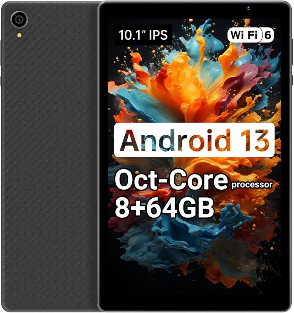ApoloSign 10.1 inch Android Tablet, Budget-Friendly Tableta with Octa-core, 8GB RAM, Up to 1TB Expandable Storage, Long Battery, WiFi6, Dual Camera, Affordable Choice for Work, Study and Entertainment - Image 2