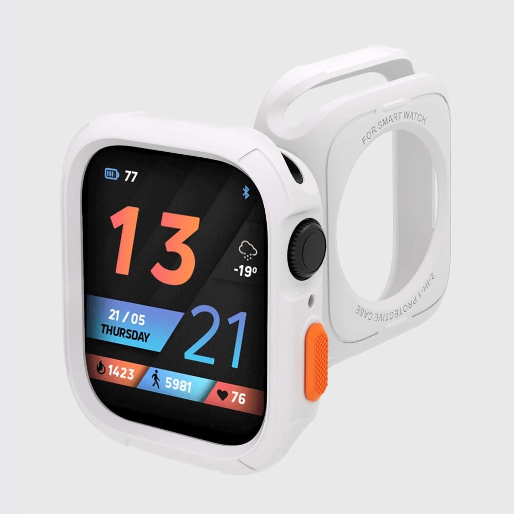 Compatible with Apple Watch Bumper Case Series 10 42 Apple Watch Accessories Soft Flexible TPU Thin Lightweight Protective Cover for iWatch [NO Front Screen Protector] - Image 2