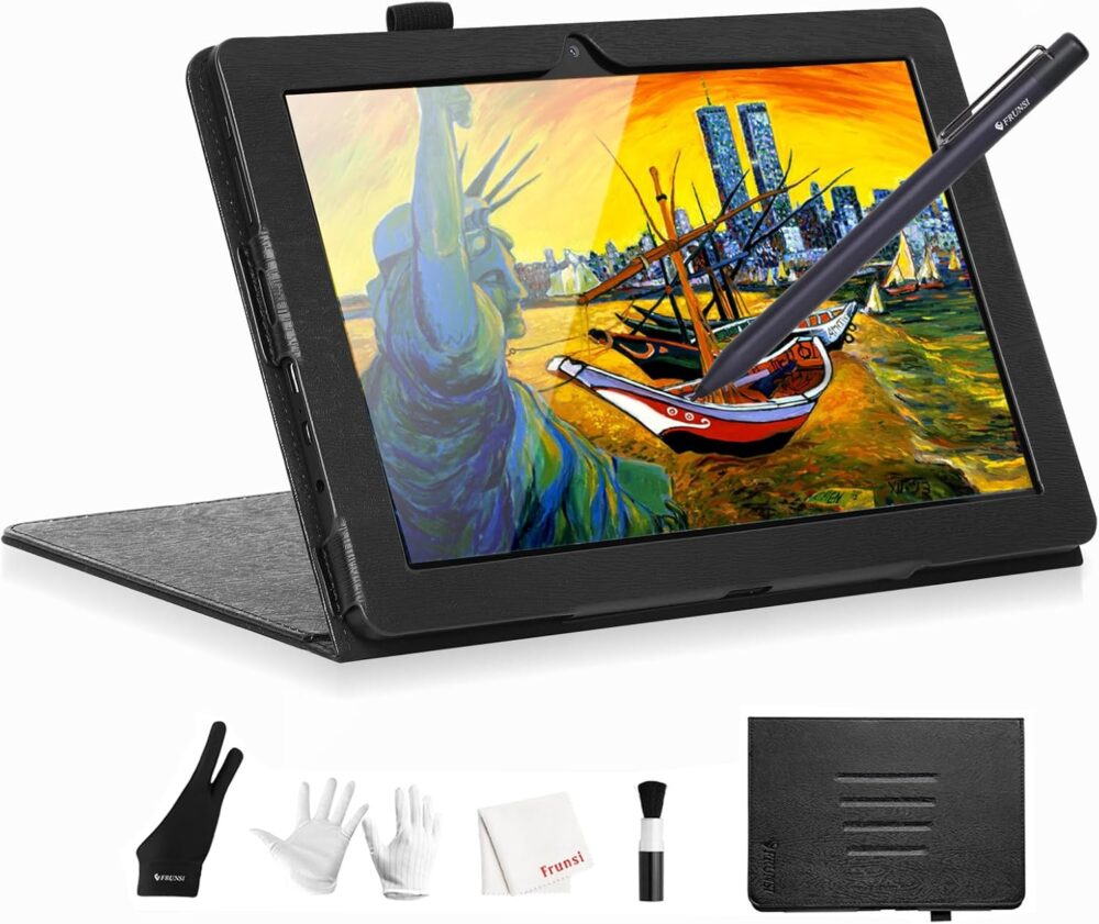 Frunsi-T8 Standalone Drawing Tablet with Screen,8 inch Screen, No Computer Needed,Stylus Pen,More Bonus,Drawing Apps Tutorials Pre-Installed,Best Gift for Beginner,Digital Artist,Designer - Image 2
