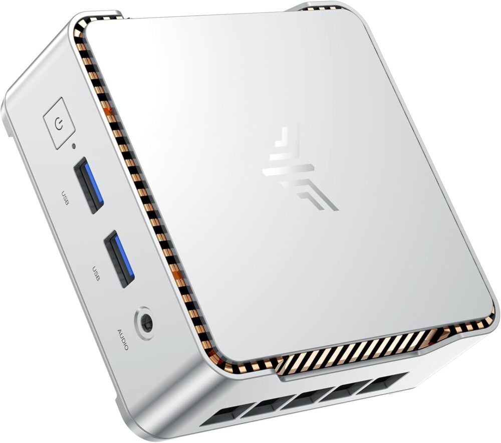 KAMRUI Essenx E2 Mini PC, 16GB RAM 512GB M.2 SSD Mini Computers,12th Alder Lake N97 (up to 3.6GHz) Micro PC, HDMI+DP1.4 Dual 4K UHD Small PC,Gigabit Ethernet,WiFi,BT,Home/Office Mini Desktop Computer - Image 2