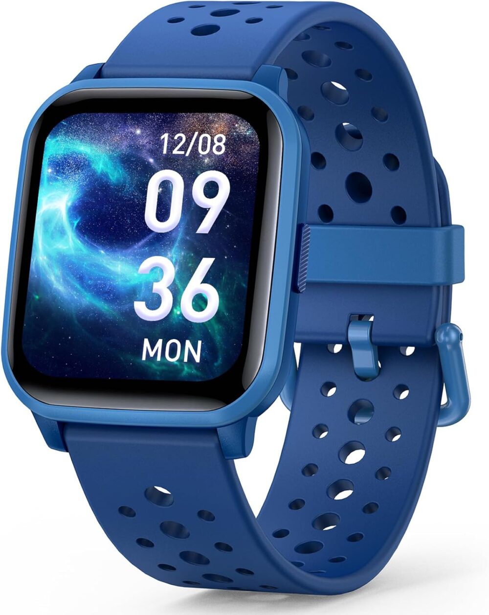 Kids Smart Watch, Smart Watch for Kids 4-16 Years Old with Sleep Mode, 19 Sports Mode, Pedometer, Birthday Gift for Boys Girls, Blue - Image 2