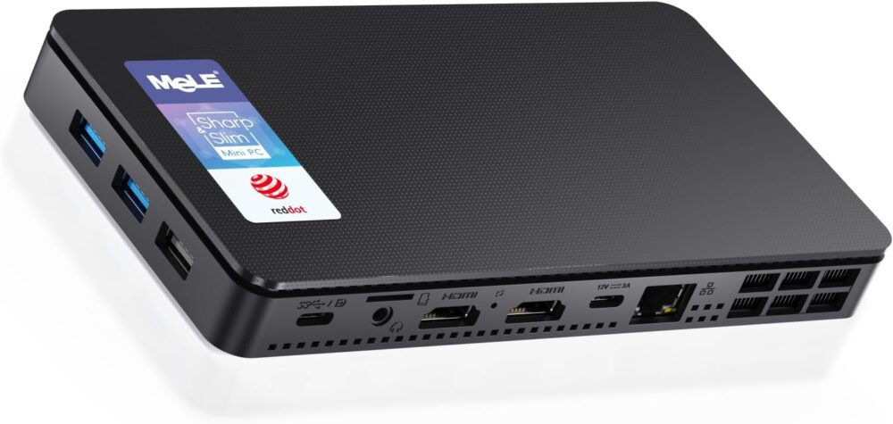 MeLE Overclock4C Mini PC, 12th Alder Lake-N100(up to 3.4GHz,4C/4T), 16GB DDR4 512GB Micro Desktop Computer, 4K Triple Display, All-in-one USB-C, USB3.2/WiFi/BT/Ethernet on Business Home Office - Image 2