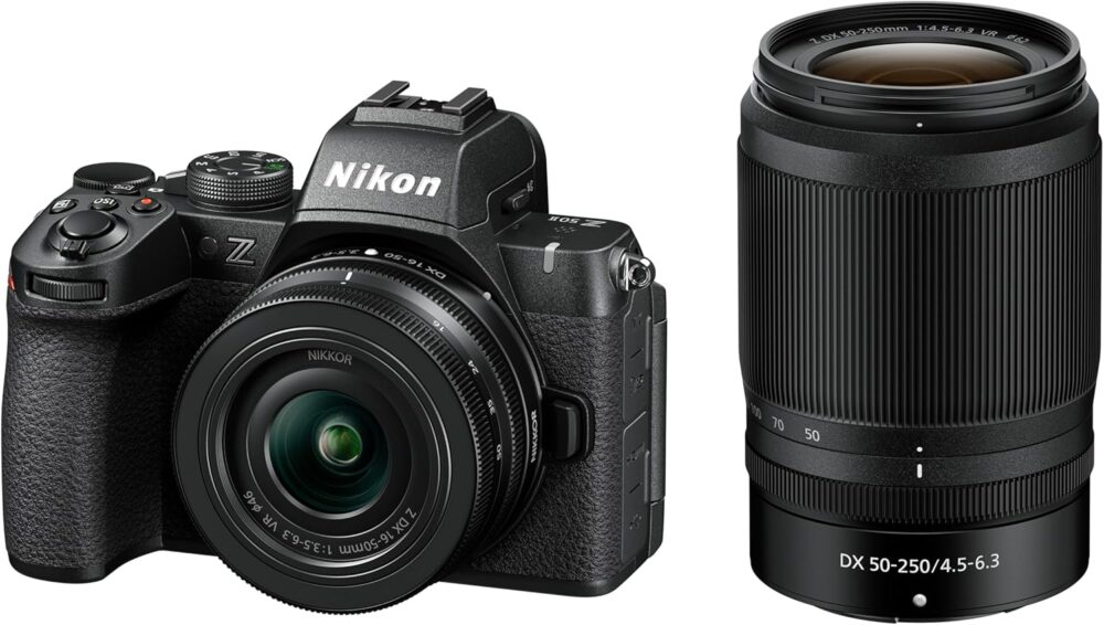 Nikon Z50 II with Two Lenses | Compact mirrorless Stills/Video Camera with Easy Color presets and Wireless Photo Sharing | Nikon USA Model - Image 2