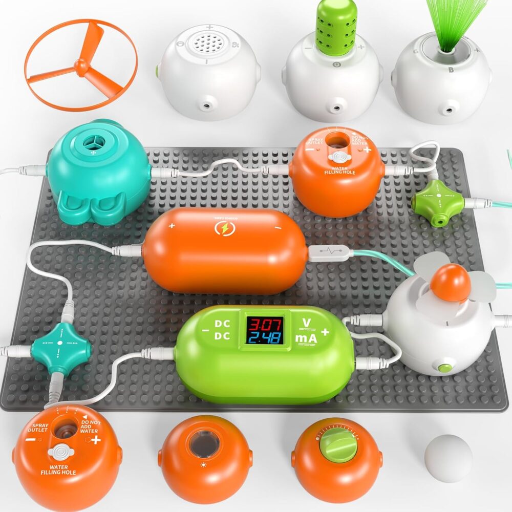 SNAEN Circuits Over 300 Projects Circuit Toy for Kids DIY Electronic Toy, 31 Circuit Parts, Science Game for Boys Girls, Educational Toys for Kids 3+ - Image 2