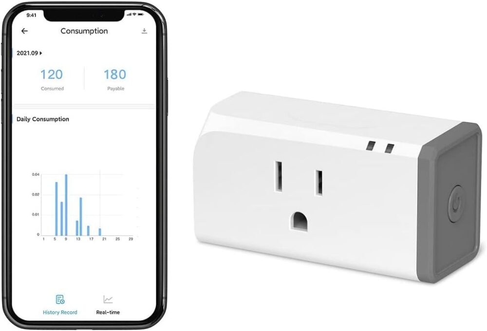 SONOFF S31 WiFi Smart Plug with Energy Monitoring, 15A Smart Outlet Timer Switch ETL Certified, Compatible with Alexa & Google Home, IFTTT Supporting, 2.4 Ghz Wi-Fi Only - Image 2