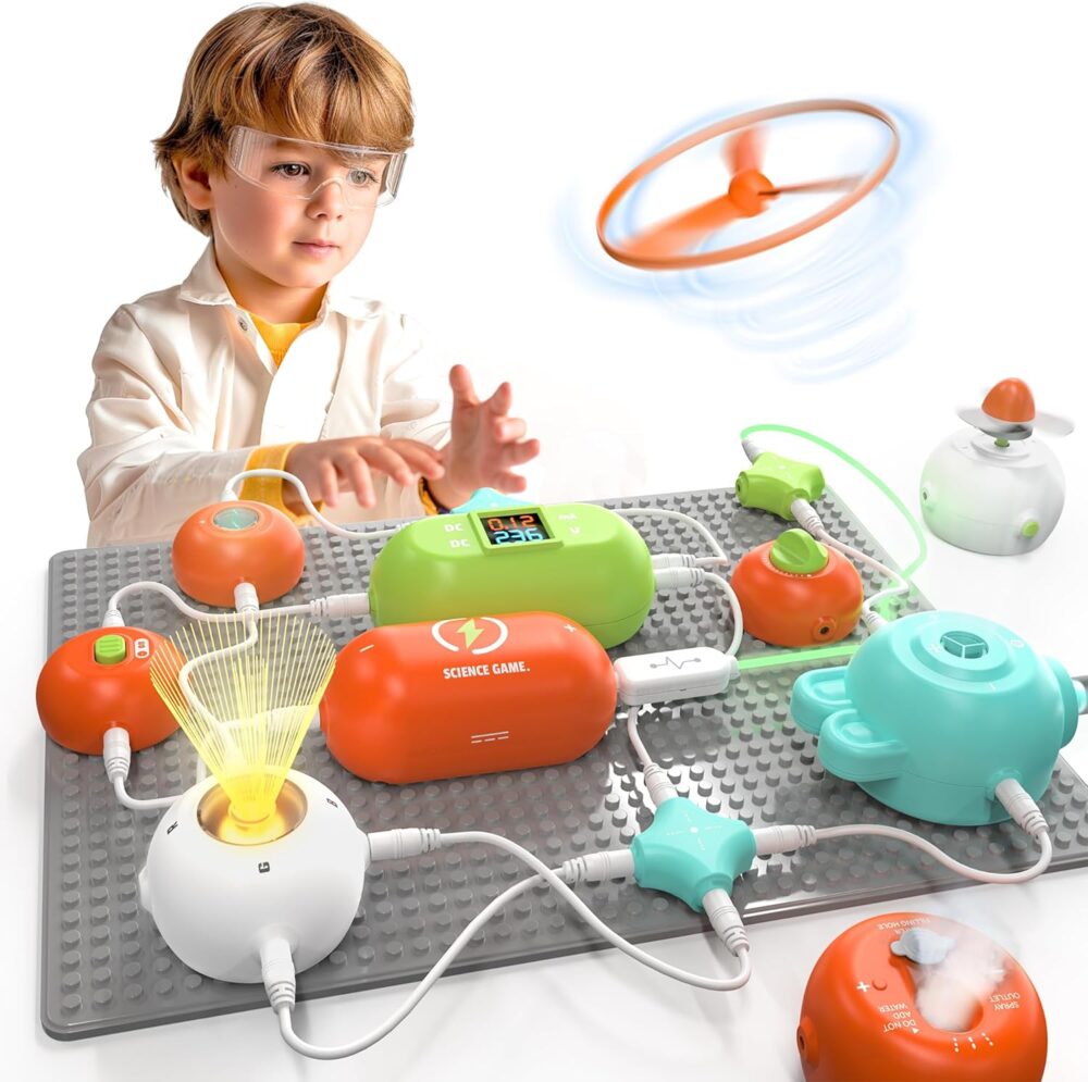 Science Kits for Kids - STEM Kits for Kids, Electronics Exploration Kit, Over 420 Projects, 35 Circuit Parts, STEM Educational Toy Gifts for Kids Boys Girls Ages 3 4 5 6 7 8 9 10 11 12 - Image 2