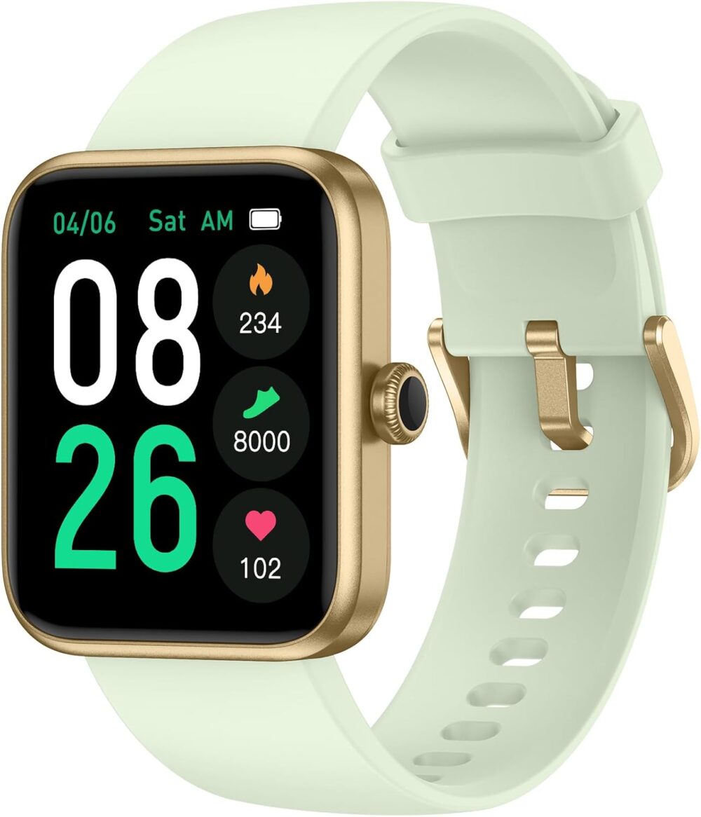 Smart Watch, Fitness Tracker, Heart Rate Monitor, Blood Oxygen, Sleep Tracking Fitness Watch 5ATM Waterproof Smartwatch for Men Women Pedometer Compatible with Android iOS - Image 2