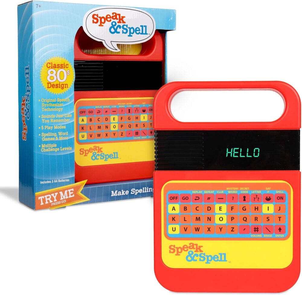 Speak & Spell Electronic Game - Educational Learning Toy, Spelling Games, 80s Retro Handheld Arcade, Autism Toys, Activity for Boys, Girls, Toddler, Ages 7+ - Image 2