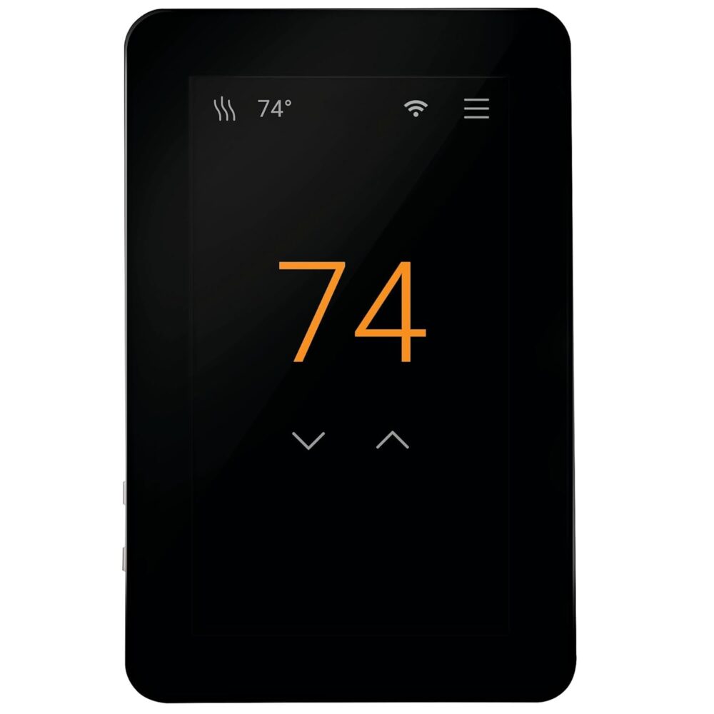 SunTouch SunStat CommandPlus Touchscreen Programmable Smart Wi-Fi Thermostat for Electric Floor Heating Systems, 4.3" Screen, Floor and Air Sensing Control, Energy Monitoring, Remote Access - Image 2