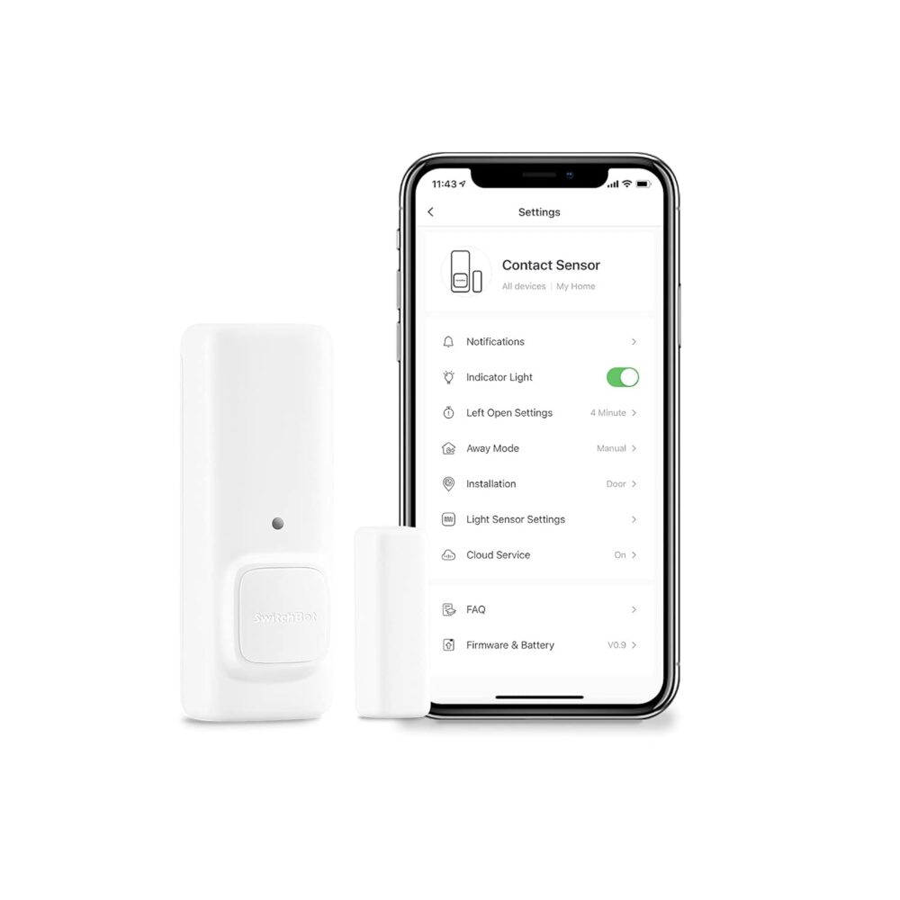 SwitchBot Door Alarm Contact Sensor - Smart Home Security Wireless Window Alarm and Door Sensor, Add SwitchBot Hub to Make it Compatible with Alexa - Image 2