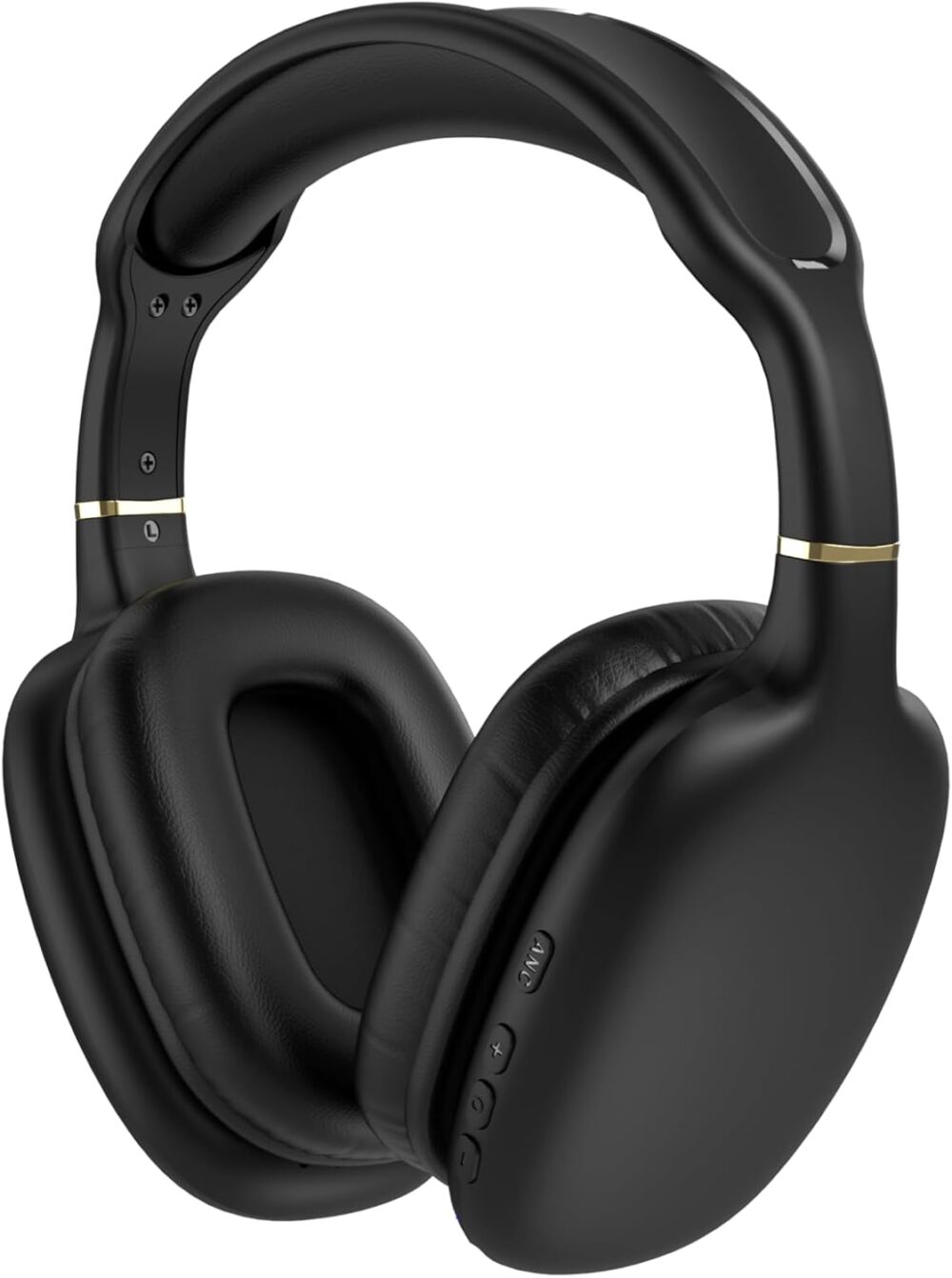 TJ - Active Noise Cancellation Bluetooth Supersoft Leather Over-The-Head Headset Wireless Wired Built-in MIC 24H Playtime High Res Audio Travel/Work/School/Students/Gaming/Running/Gym - Image 2