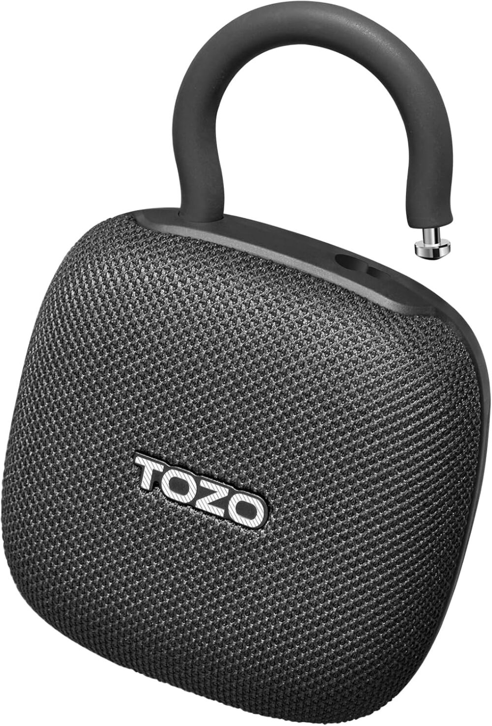 TOZO PE1 Portable Bluetooth Speakers with Adjustable Carabiner, Mini Bluetooth Wireless Shower Speaker with IPX8 Waterproof, 32H Playtime Punchy Bass Audio Speaker for Home, Outdoor and Travel, Black - Image 2
