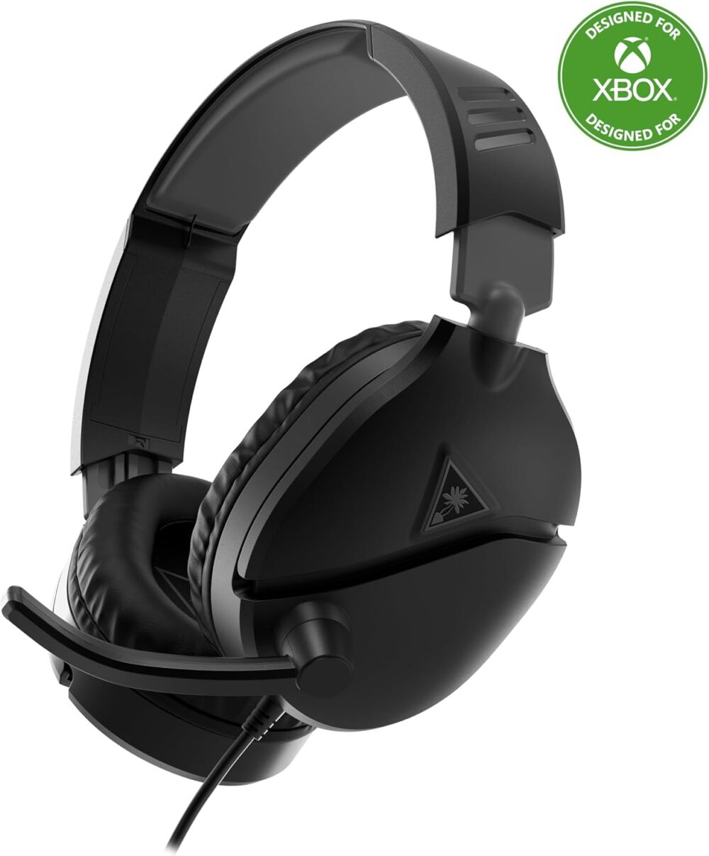 Turtle Beach Recon 70 Multiplatform Gaming Headset for Xbox Series X|S, Xbox One, PS5, PS4, PC & Mobile w/ 3.5mm Wired Connection - Flip-to-Mute Mic, 40mm Speakers, Lightweight Design, Black - Image 2
