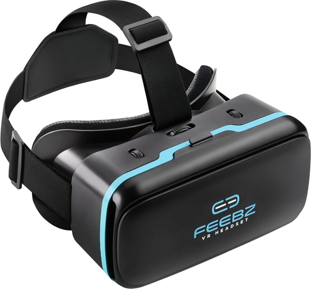 VR Headset for iPhone & Android 1.0 - for Kids | with Links to 3D VR Videos + VR Games for Android | Virtual Reality Goggles Set for Phones 4.5"-6.5" - Image 2