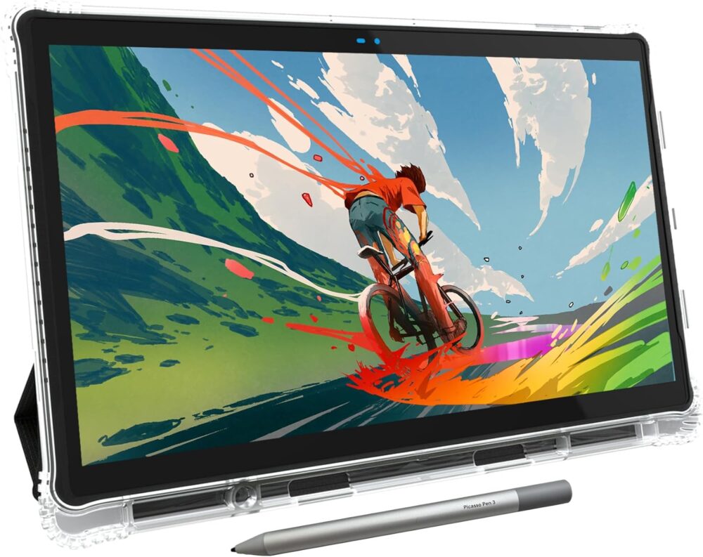 X11 Drawing Tablet • PicassoTab • No Computer Needed • Advance Pack • Damage Protection • 11" Screen 2K • Stylus Pen • Portable • Standalone • Best Gift for Beginner Digital Graphic Artist • P2X11 - Image 2