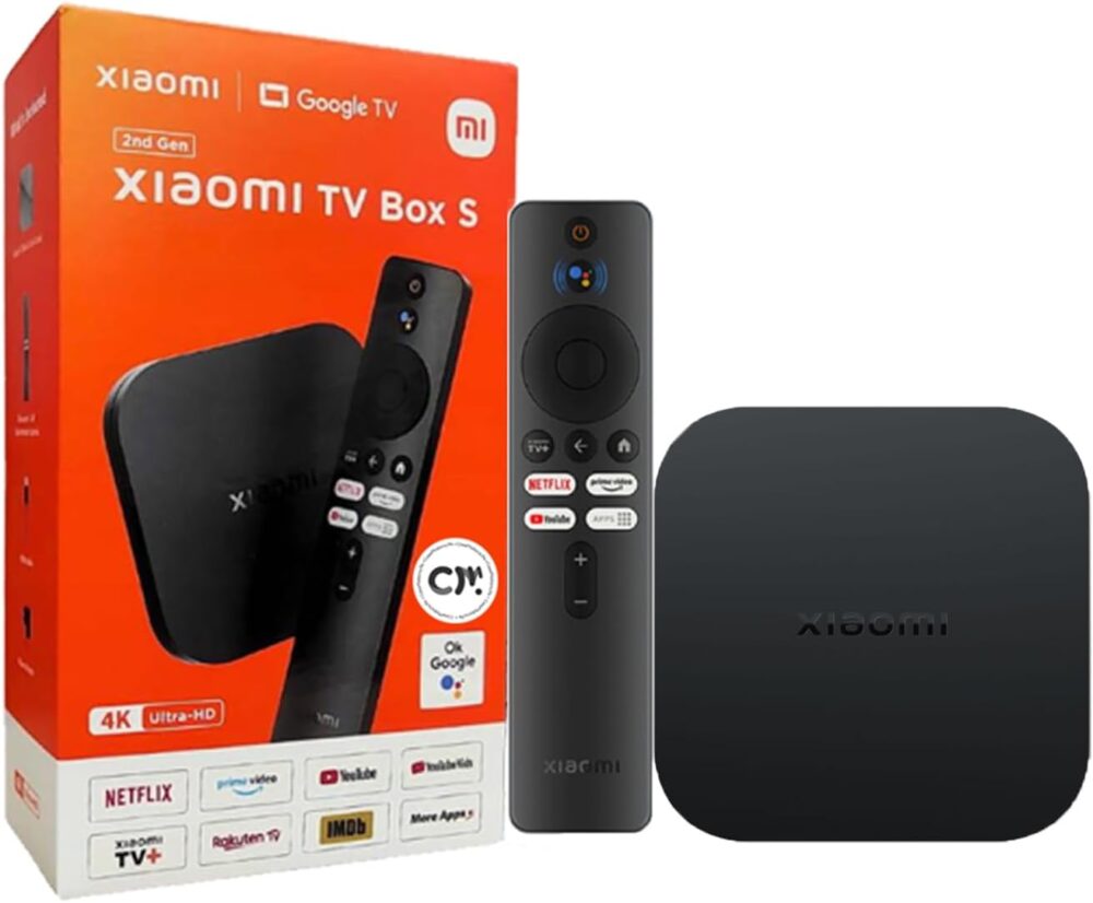 Xiaomi TV Box S (2nd Gen) 4K Ultra HD Streaming Media Player, Google TV Box with 2GB RAM 8GB ROM, 2.4G/5G Dual WiFi, Bluetooth 5.2 & Dolby Audio and DTS-HD, Dolby Vision, HDR10+ - Image 2