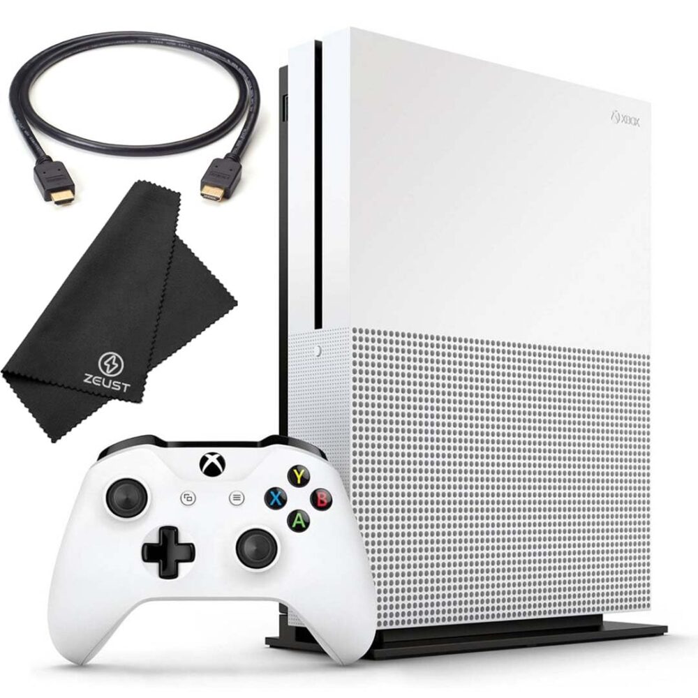 Zeust Xbox One S 512GB Console Bundle - Includes the Xbox One Series S 500 GB Console White, 1 Wireless Controller, HDMI Cable, and Microfiber Cloth - Compact Digital Gaming Console (Renewed) - Image 2