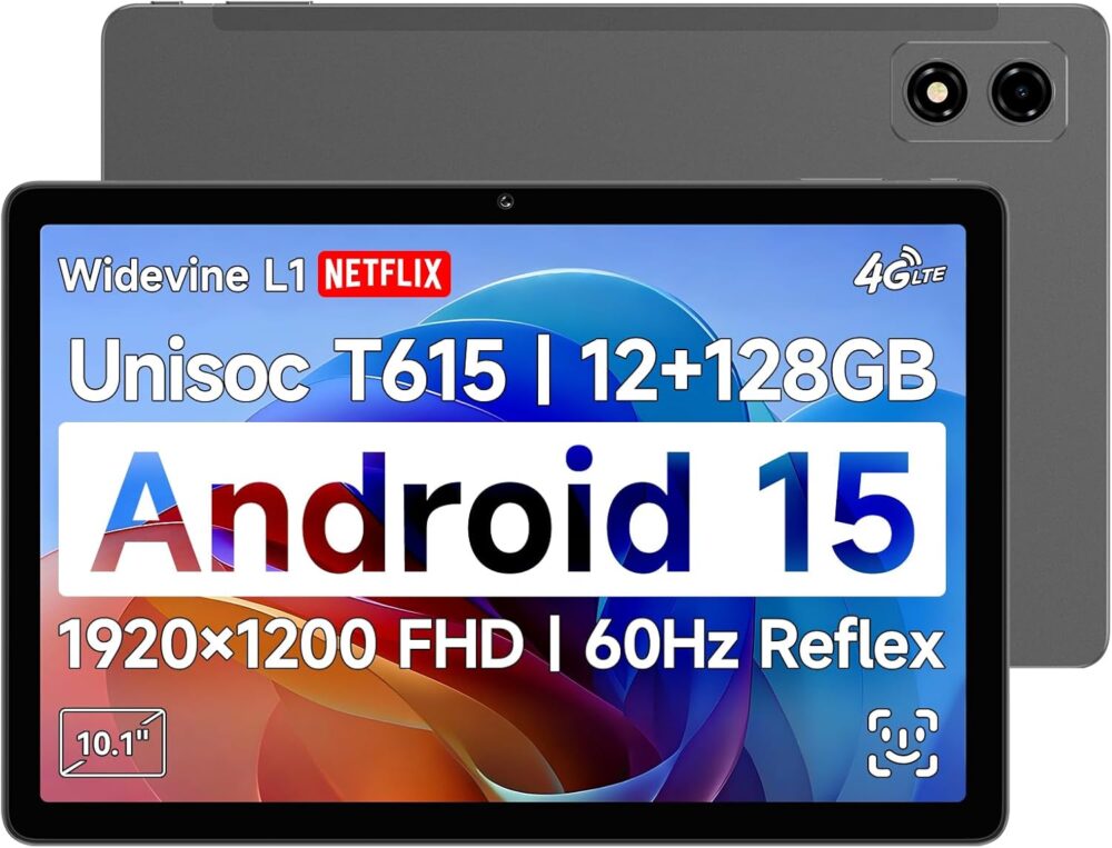 10.1 inch Snapdragon 685 Android 14 Tablet, FHD IPS 1920x1200 Resolution 60Hz Reflex Bpad 10 Pro with Widevine L1, 20GB+128GB(1TB TF), 5MP+5MP Camera, 4G LTE+2.4G/5G WiFi+BT5.0+GPS, 6500mAh - Image 2