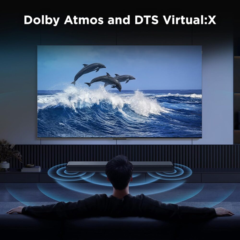 TCL S45H S Class 2.0 Channel Sound Bar with Dolby Atmos, DTS Virtual:X, Bluetooth Music Streaming, and Auto Room Calibration - Image 5