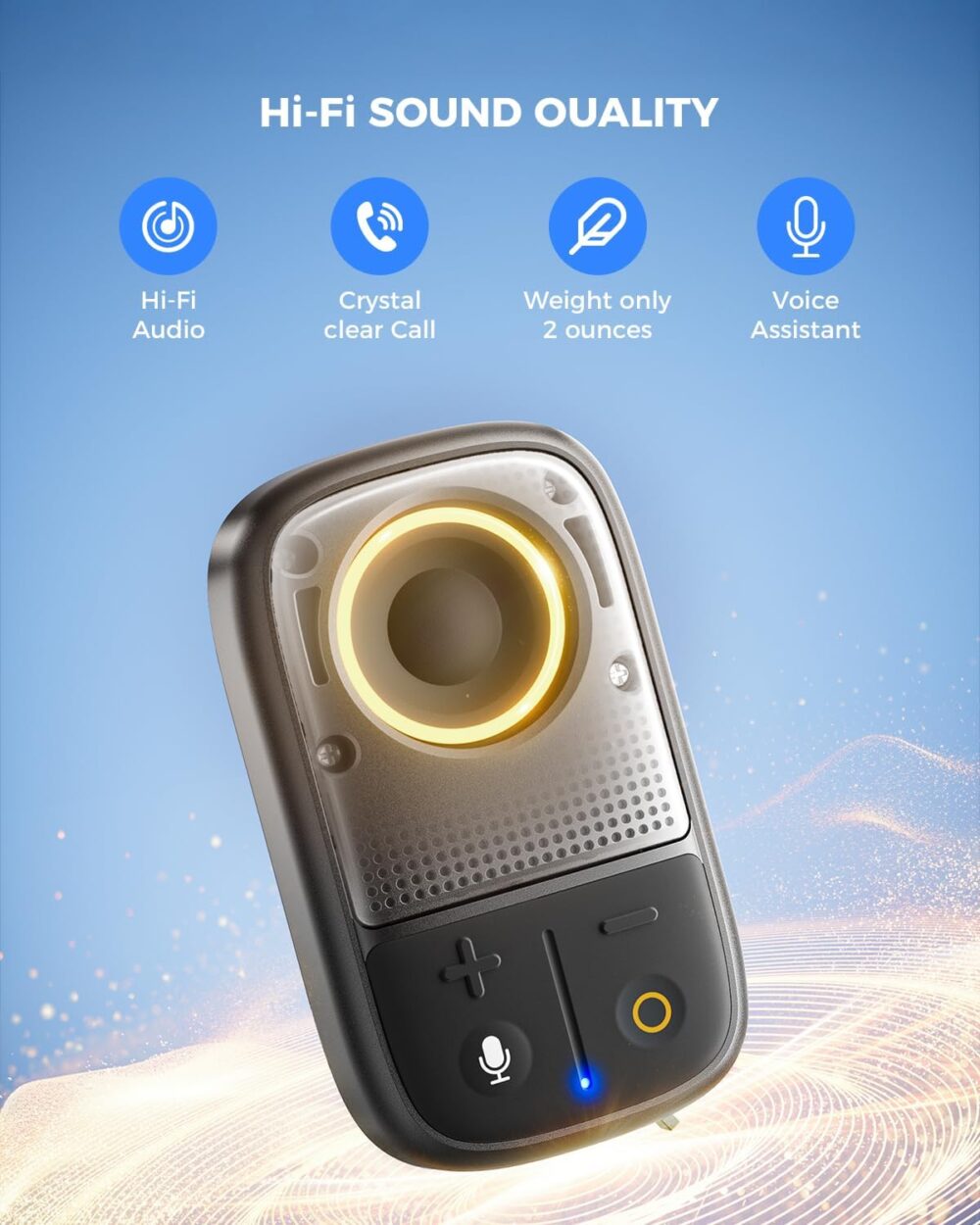SUPERONE 2025 Upgrade Wearable Bluetooth Speaker with Voice Assistant & Mic, IPX7 Waterproof Clip-on Portable Speaker, TWS Pairing, Up to 30H of Play, Supports Siri/Google/Alexa - Image 9