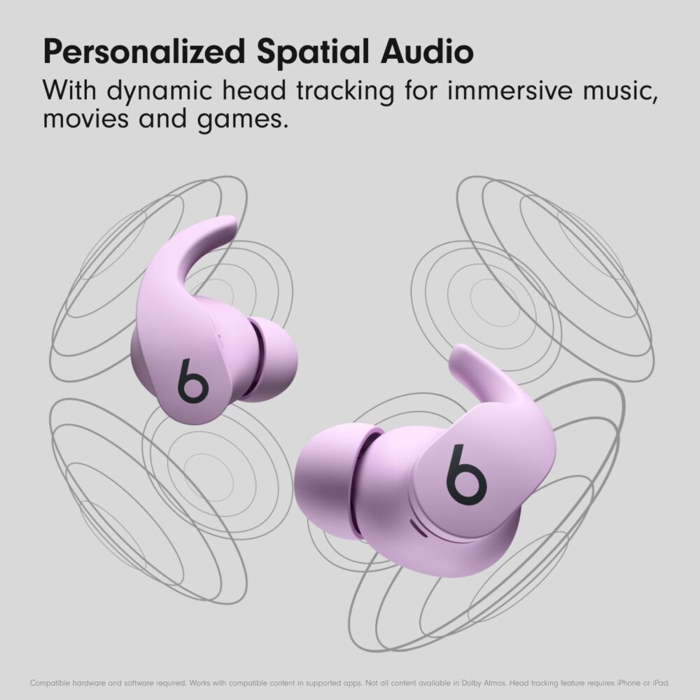 Beats Fit Pro - True Wireless Noise Cancelling Earbuds - Apple H1 Headphone Chip, Compatible with Apple & Android, Class 1 Bluetooth, Built-in Microphone, 6 Hours of Listening Time - Stone Purple - Image 4